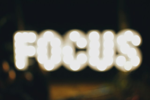 BEING FOCUS IS A RIGHT KEY TO LIVE FULFILLED